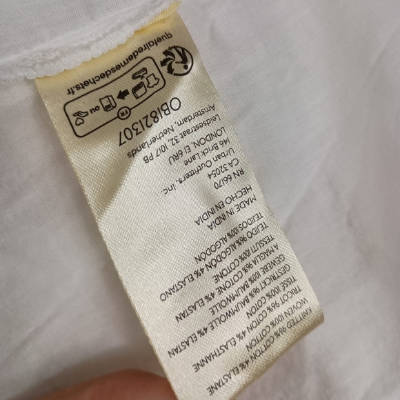 NEW Free People We The Free Lyrical Tunic Shirt Ivory White Size Small - Picture 12 of 12